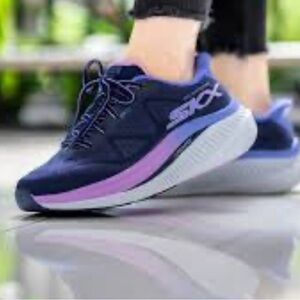 Skechers Navy and Lavender Women's Sneakers